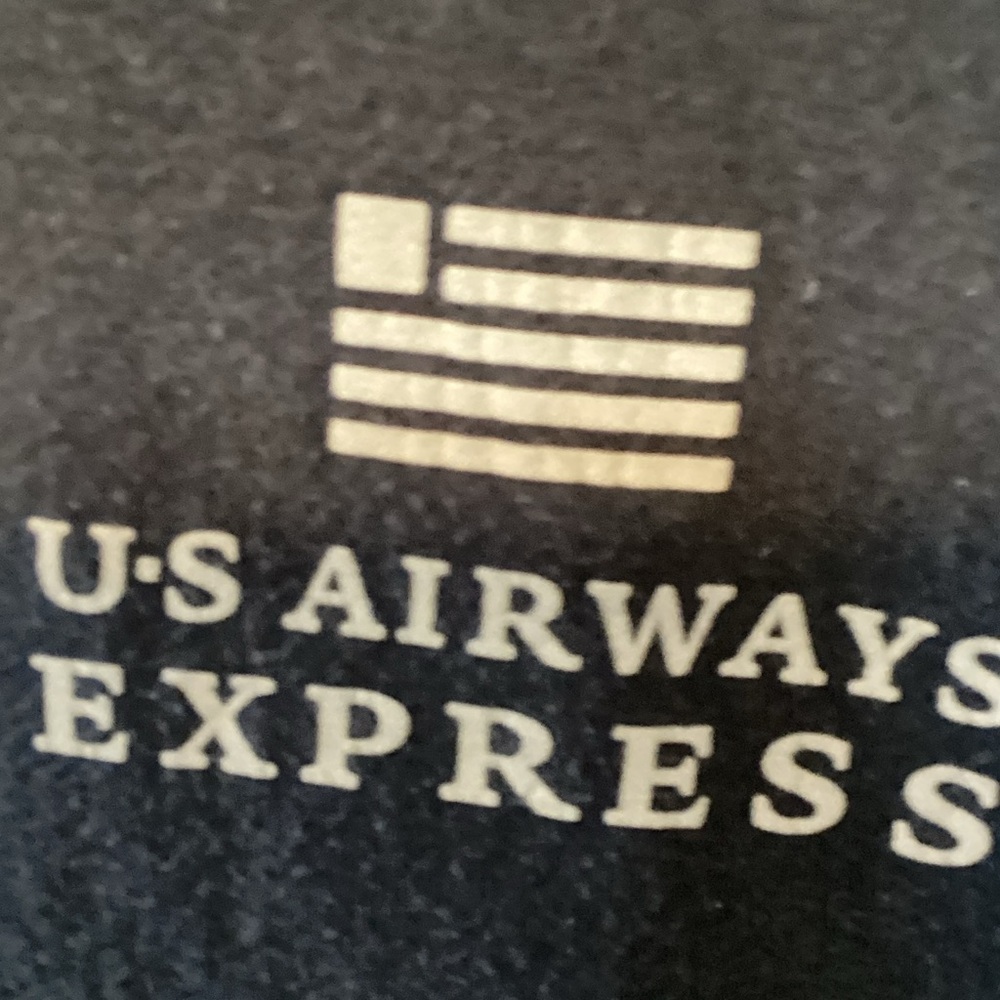 U.S. Airways Express blue hoodie sweatshirt